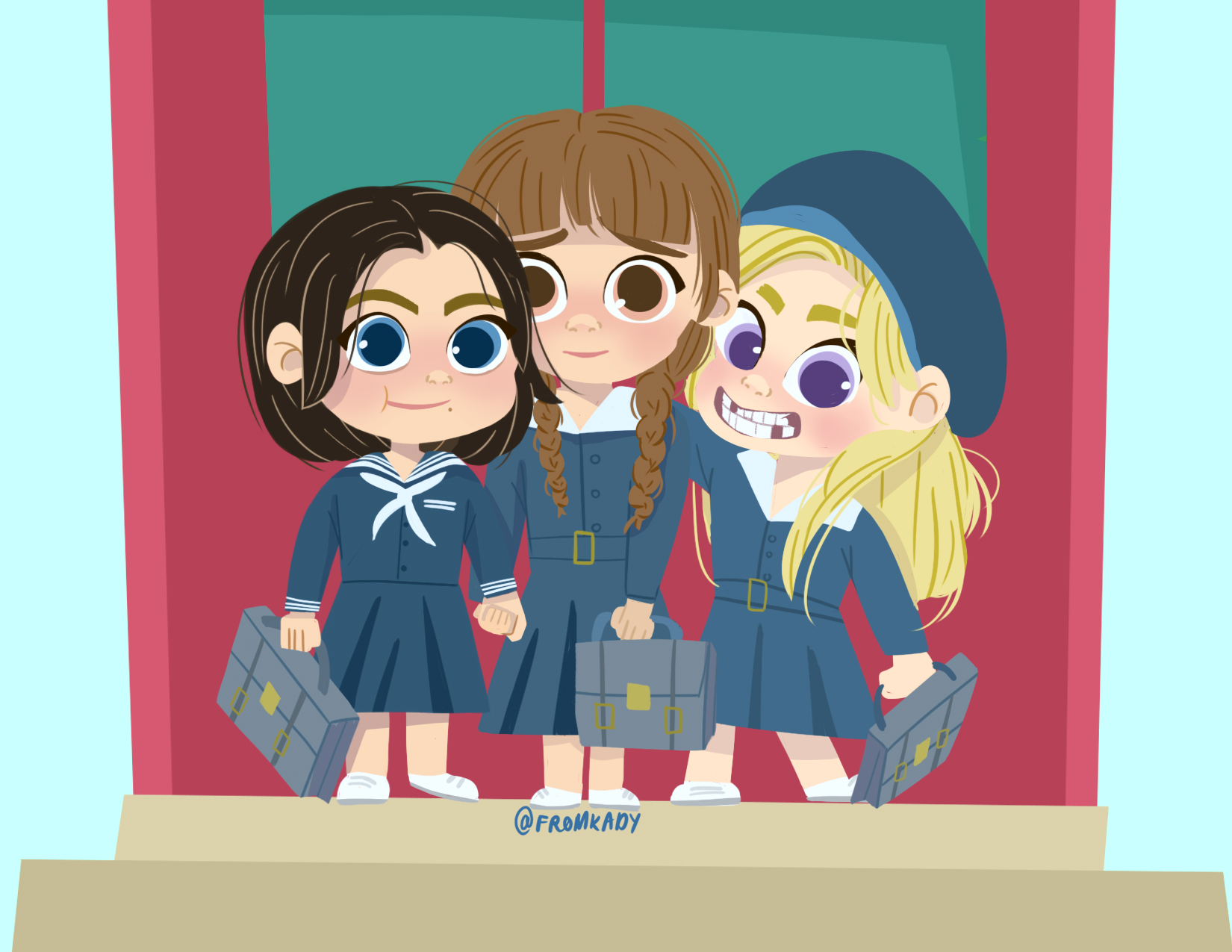 Twice DaCaheTzu School Meal Club 2020 Fan Art.jpg